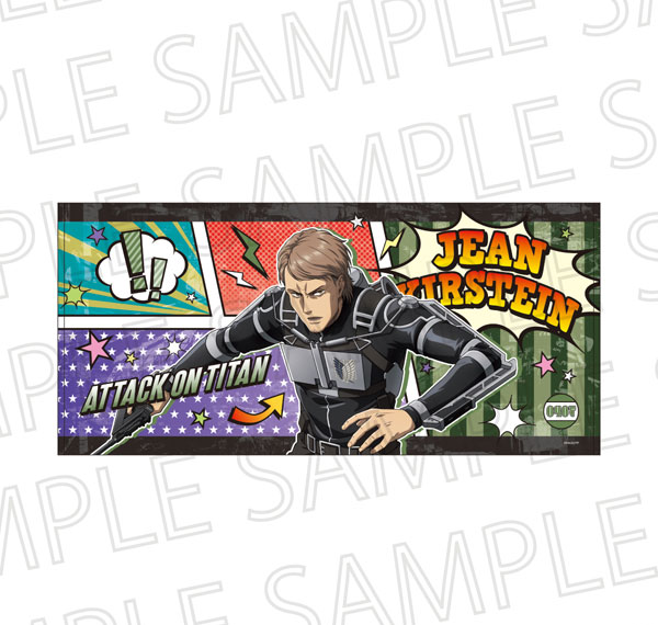 SR-GYM TV Anime "Attack on Titan" The Final Season BIG Towel Jean Kirstein รูปภาพ 1