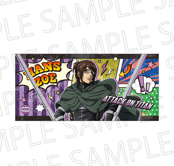 SR-GYM TV Anime "Attack on Titan" The Final Season BIG Towel Hange Zoe รูปภาพ 1