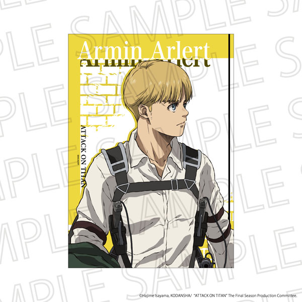 SR-GYM TV Anime "Attack on Titan" The Final Season BIG Clear Poster Armin Arlert