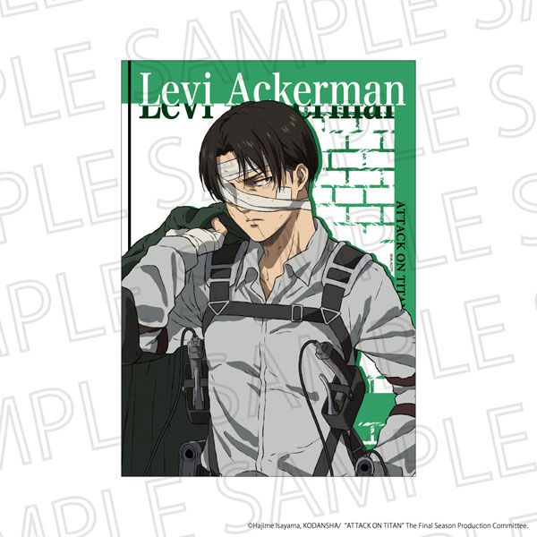 SR-GYM TV Anime "Attack on Titan" The Final Season BIG Clear Poster Levi Ackerman