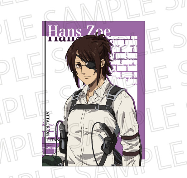 SR-GYM TV Anime "Attack on Titan" The Final Season BIG Clear Poster Hange Zoe Bild 1