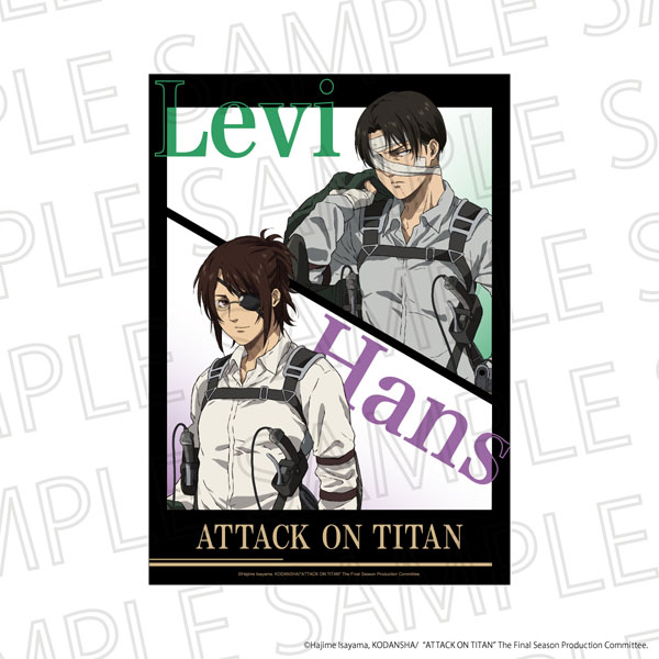 SR-GYM TV Anime "Attack on Titan" The Final Season BIG Clear Poster Group B