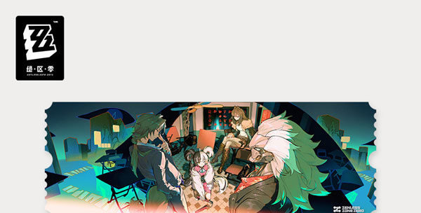 miHoYo Zenless Zone Zero Concerto Frequency Series On the Precipice of the Abyss Holographic Ticket Bild 1