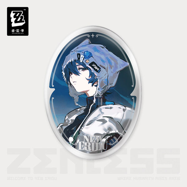 miHoYo Zenless Zone Zero Concerto Frequency Series To Be Fuel for the Night Tinplate Badge - Belle image 1