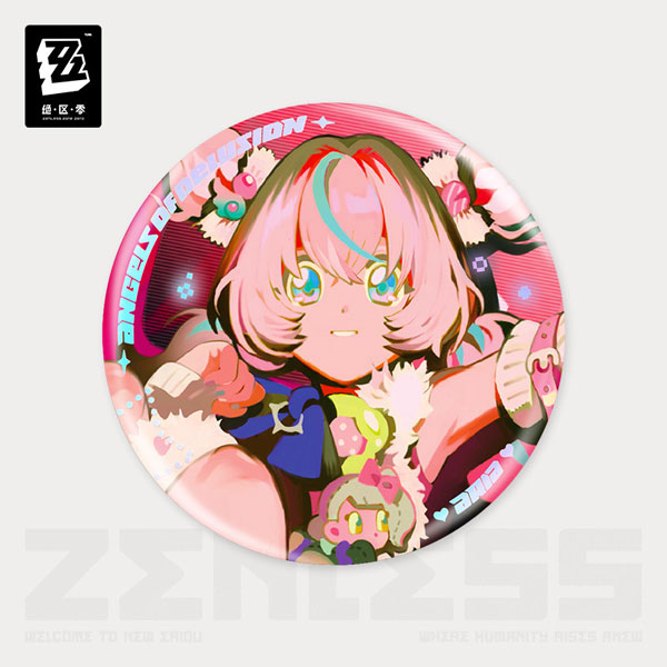 miHoYo Zenless Zone Zero Concerto Frequency Series Encore For An Old Dream Tinplate Badge - Aria