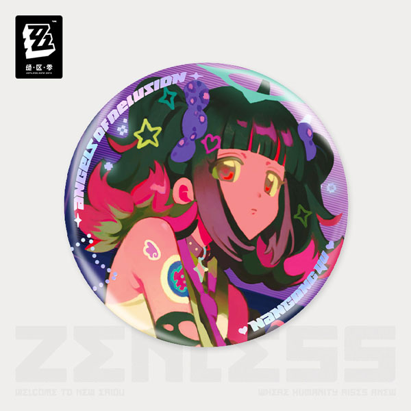 miHoYo Zenless Zone Zero Concerto Frequency Series Encore For An Old Dream Tinplate Badge - Nangong Yu imagen 1