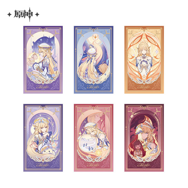 miHoYo Genshin Angel's "Duty" Series Replica Prismatic Card Set - (All of 6) รูปภาพ 1