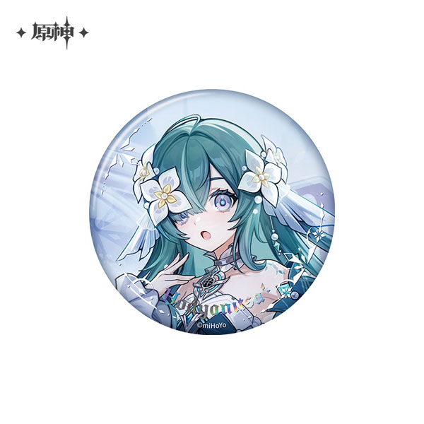 miHoYo Genshin Everwinter Without Mercy Series Tinplate Badge - Vodyanitsa 圖片 1