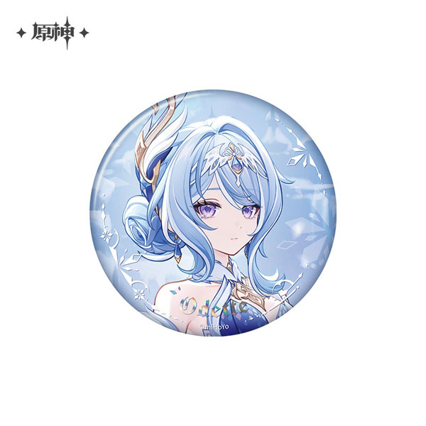miHoYo Genshin Everwinter Without Mercy Series Tinplate Badge - Odette