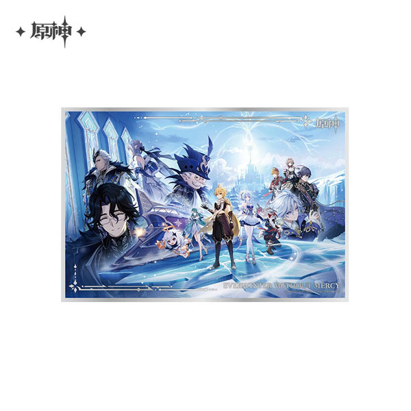 miHoYo Genshin Everwinter Without Mercy Series Acrylic Bordered Poster