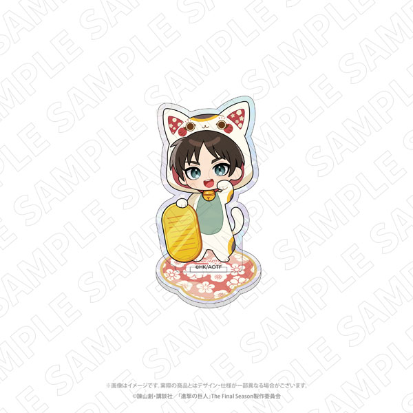TOKYOGETS Attack on Titan [Beckoning Cat] Hologram Acrylic Stand (Eren)