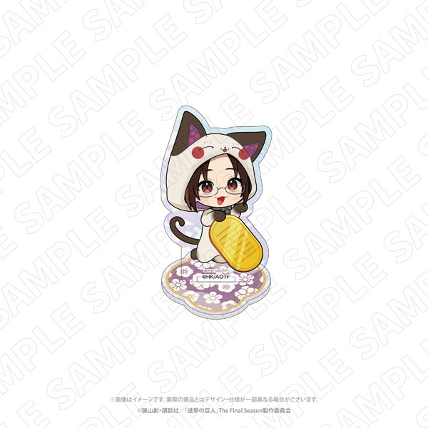 TOKYOGETS Attack on Titan [Beckoning Cat] Hologram Acrylic Stand (Hange) 图片 1