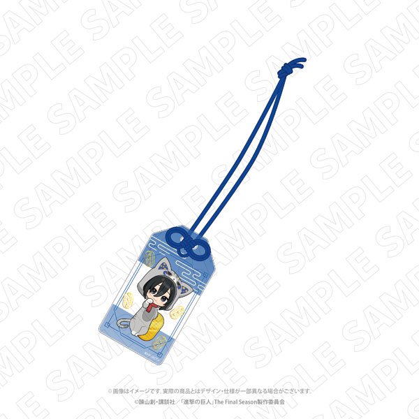 TOKYOGETS Attack on Titan [Beckoning Cat] Amulet Style Foil Acrylic Charm (Mikasa) รูปภาพ 1