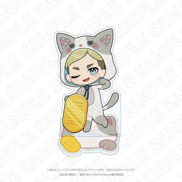 TOKYOGETS Attack on Titan [Beckoning Cat] BIG Acrylic Stand (Erwin)