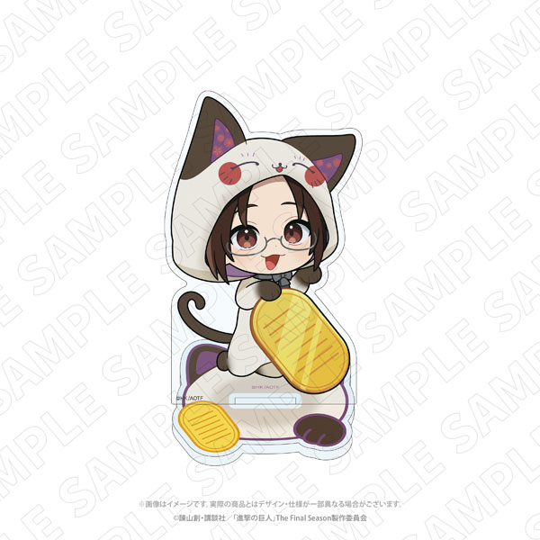 TOKYOGETS Attack on Titan [Beckoning Cat] BIG Acrylic Stand (Hange)