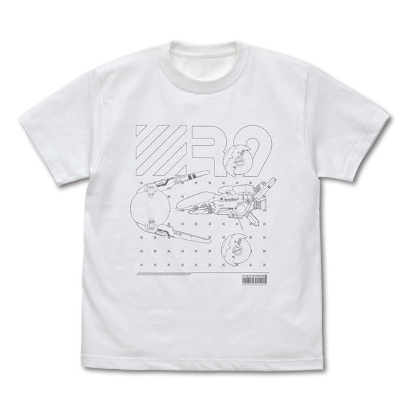 COSPA R-TYPE R9 T-shirt /WHITE-S 图片 1