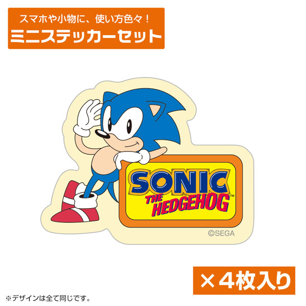 COSPA Sonic the Hedgehog Classic Sonic Mini Sticker Set