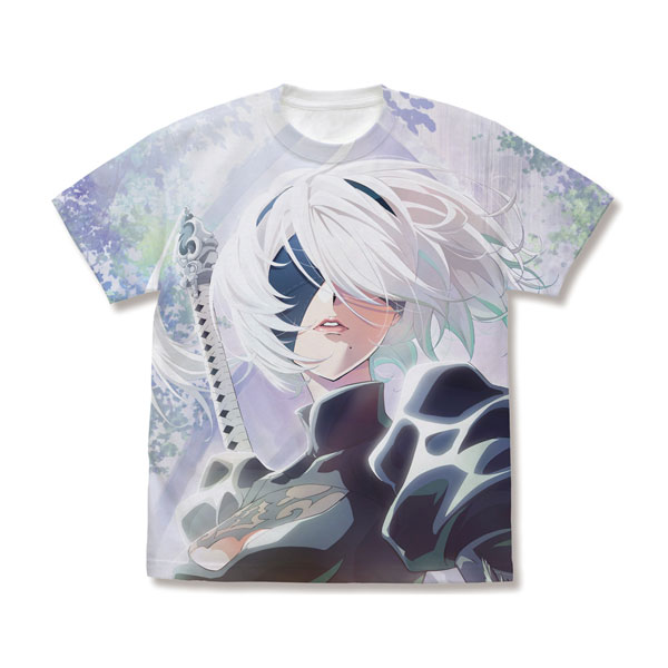 COSPA NieR:Automata Ver1.1a 2B Full Graphic T-shirt /WHITE-L 圖片 1