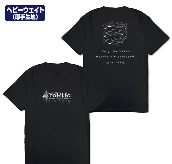 COSPA NieR:Automata Ver1.1a YoRHa Military Force Heavy Weight T-shirt /BLACK-XL รูปภาพ 1