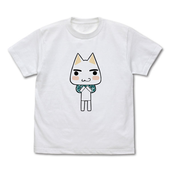 COSPA Doko Demo Issho Traveling Toro T-shirt /WHITE-M