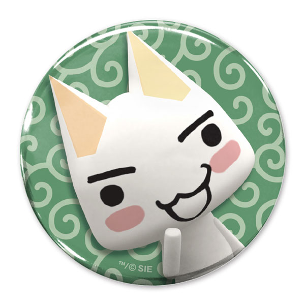 COSPA Doko Demo Issho Toro and Karakusa Pattern 65mm Tin Badge