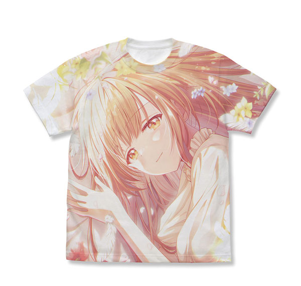 COSPA TV Anime The Angel Next Door Spoils Me Rotten 2 Mahiru Shiina Full Graphic T-shirt Angel's Smile Ver. /WHITE-S รูปภาพ 1
