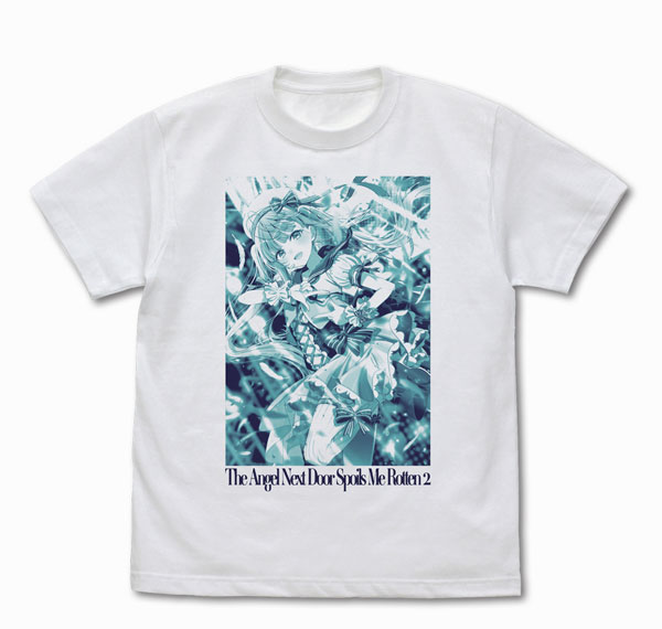 COSPA TV Anime The Angel Next Door Spoils Me Rotten 2 Mahiru Shiina T-shirt Idol Ver. /WHITE-M รูปภาพ 1