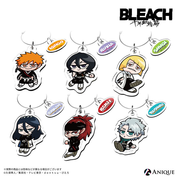 Anique Bleach: Thousand-Year Blood War BLEACH GRAFFITI Trading Acrylic Keychain 6Pack BOX รูปภาพ 1