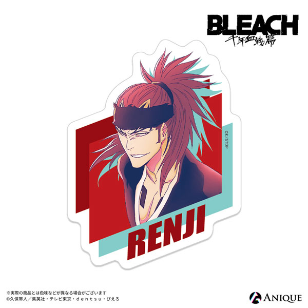 Anique Bleach: Thousand-Year Blood War BLEACH GRAFFITI Sticker Renji Abarai