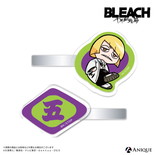 Anique Bleach: Thousand-Year Blood War BLEACH GRAFFITI Acrylic Multipurpose Clip Shinji Hirako