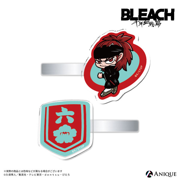 Anique Bleach: Thousand-Year Blood War BLEACH GRAFFITI Acrylic Multipurpose Clip Renji Abarai