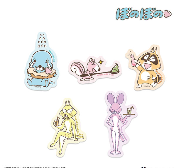 Anique Bonobono BONO BONO-shiMATCHAcafe- Random Sticker 5Pack BOX รูปภาพ 1