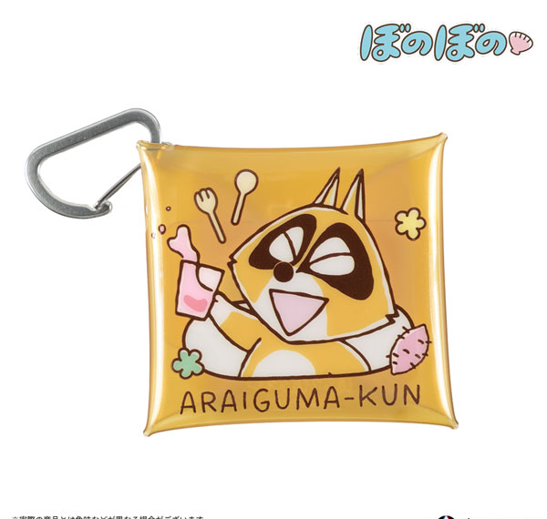Anique Bonobono BONO BONO-shiMATCHAcafe- Araiguma-kun Multipurpose Clear Pouch รูปภาพ 1
