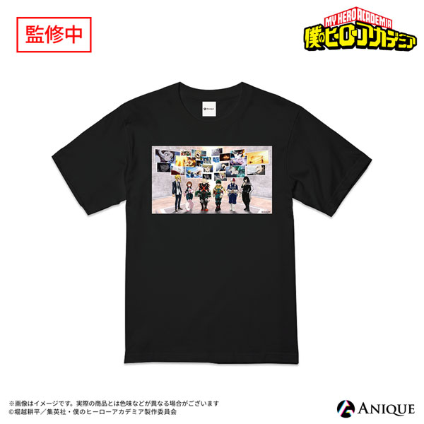 Anique My Hero Academia Hero-tachi no Ashiato T-shirt (One-size)