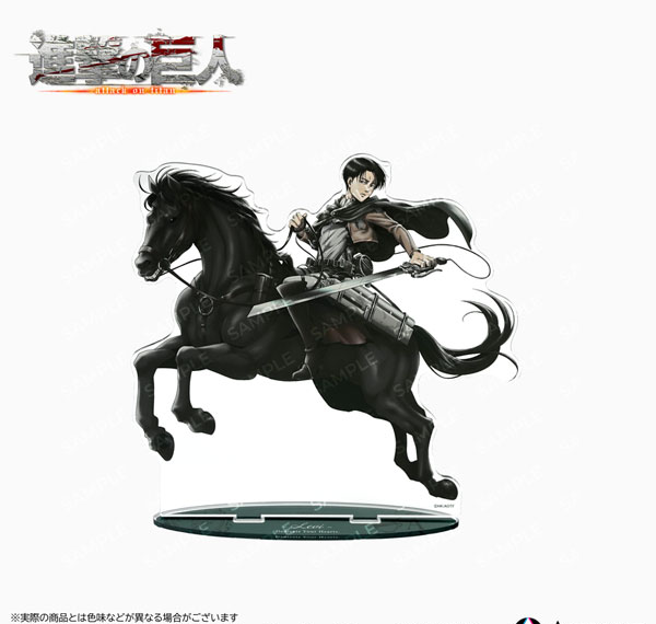 Anique Attack on Titan Horseback Riding Levi BIG Acrylic Stand รูปภาพ 1
