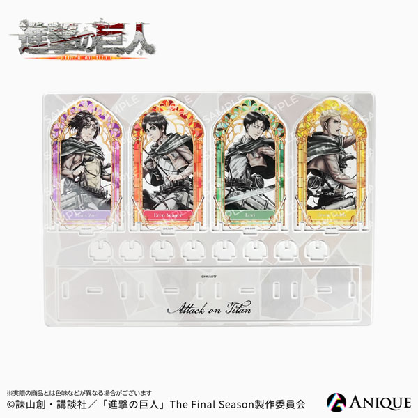 Anique Attack on Titan Horseback Riding Diorama Acrylic Stand
