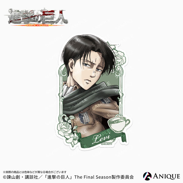 Anique Attack on Titan Horseback Riding Levi Diecut Sticker imagen 1