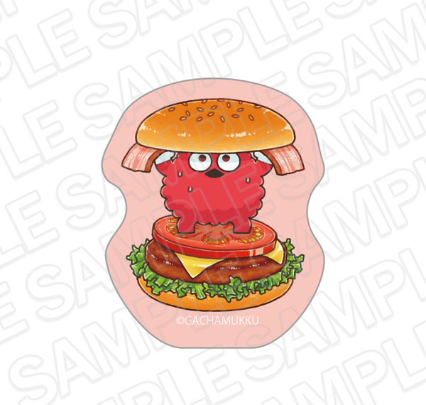 Contents Seed Gachapin / Mukku Acrylic Sticker Mukku American diner ver. Bild 1