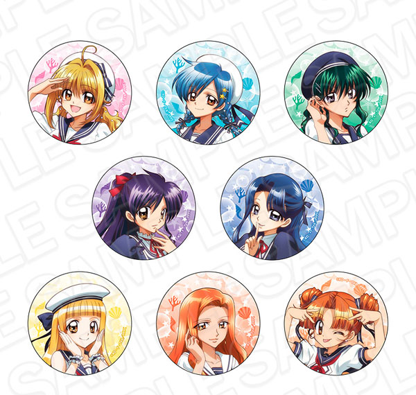 Contents Seed Mermaid Melody Pichi Pichi Pitch Hologram Tin Badge (Random) Marine Look ver. 8Item Set Bild 1