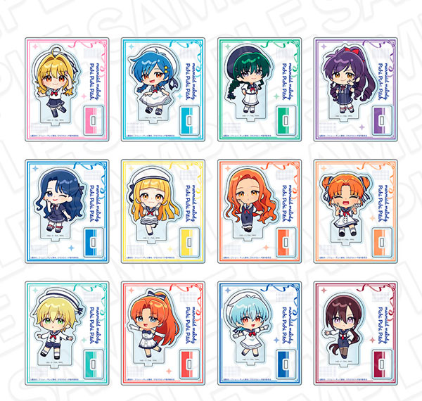 Contents Seed Mermaid Melody Pichi Pichi Pitch Acrylic Stand (Random) Marine Look Chibi ver. 12Item Set รูปภาพ 1