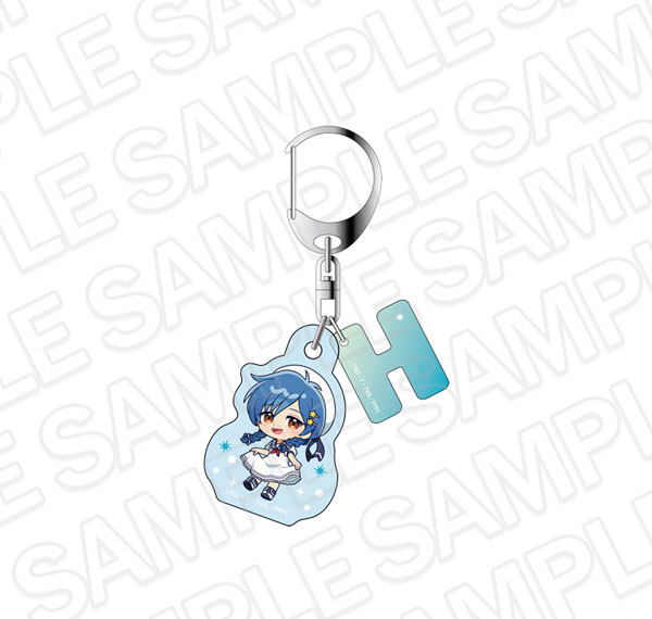 Contents Seed Mermaid Melody Pichi Pichi Pitch Initial Keychain Hanon Hosho Marine Look Chibi ver. รูปภาพ 1