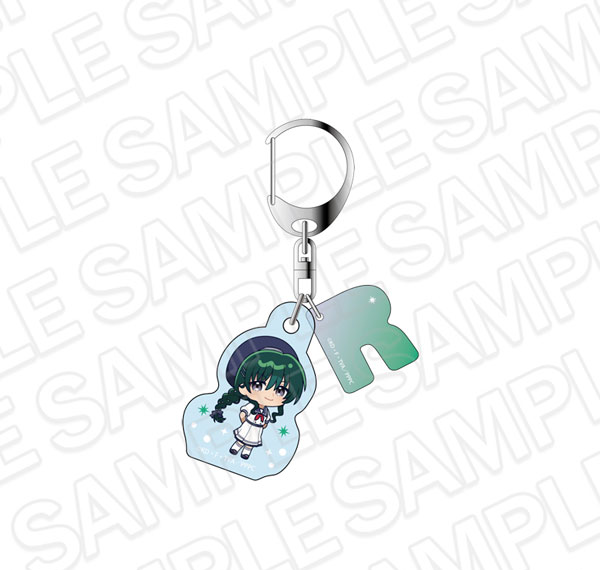 Contents Seed Mermaid Melody Pichi Pichi Pitch Initial Keychain Rina Toin Marine Look Chibi ver. รูปภาพ 1