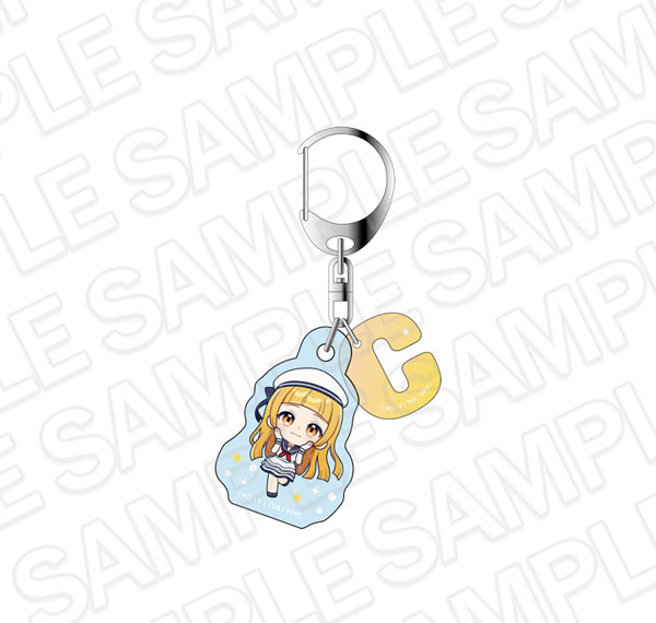 Contents Seed Mermaid Melody Pichi Pichi Pitch Initial Keychain Coco Marine Look Chibi ver. รูปภาพ 1
