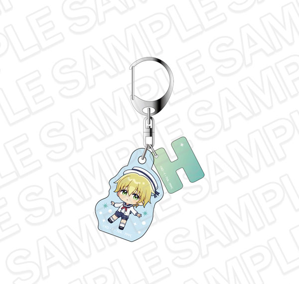 Contents Seed Mermaid Melody Pichi Pichi Pitch Initial Keychain Hippo Marine Look Chibi ver. รูปภาพ 1