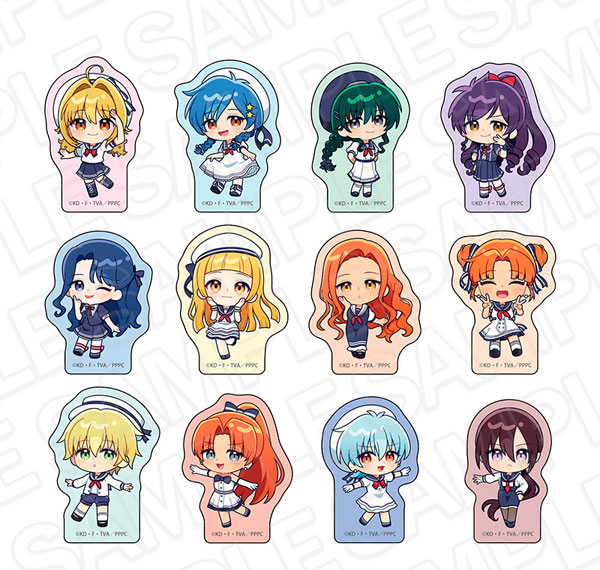 Contents Seed Mermaid Melody Pichi Pichi Pitch Flake Sticker Marine Look Chibi ver. Bild 1