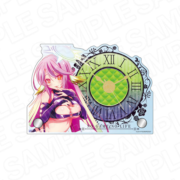 Contents Seed No Game No Life Mini Acrylic Clock Jibril Bondage ver. Bild 1