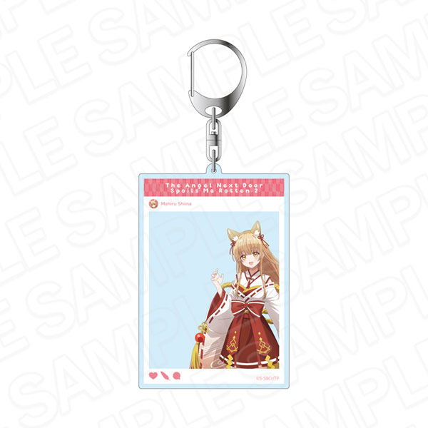 Contents Seed TV Anime "The Angel Next Door Spoils Me Rotten 2" SNS Style Acrylic Keychain Hyakki Yakou Inugami ver.