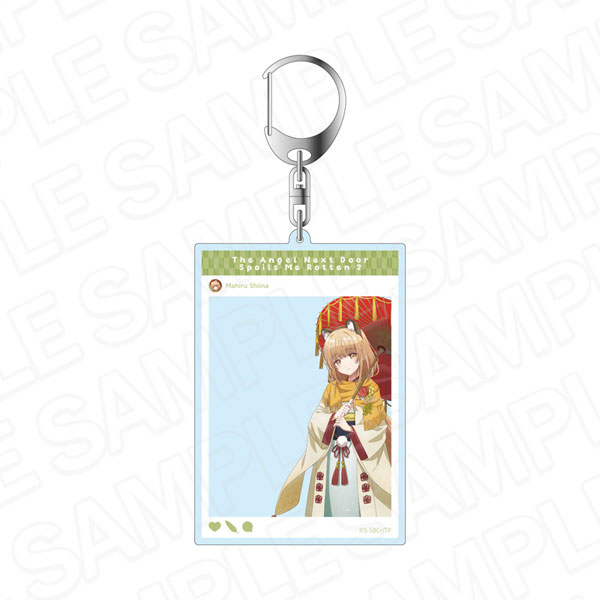 Contents Seed TV Anime "The Angel Next Door Spoils Me Rotten 2" SNS Style Acrylic Keychain Hyakki Yakou Tanuki ver.