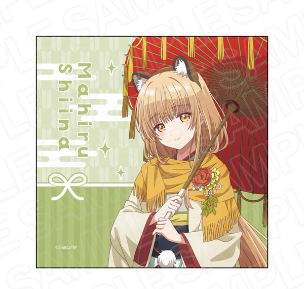 Contents Seed TV Anime "The Angel Next Door Spoils Me Rotten 2" Microfiber Cloth Hyakki Yakou Tanuki ver. รูปภาพ 1