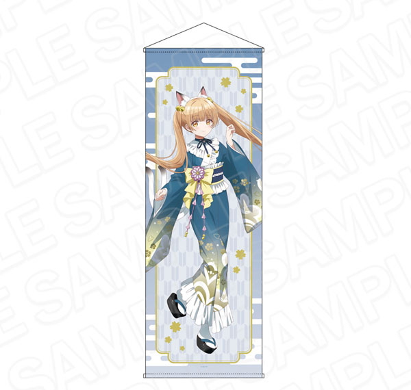 Contents Seed TV Anime "The Angel Next Door Spoils Me Rotten 2" Jumbo Wall Scroll Hyakki Yakou Nekomata ver. รูปภาพ 1